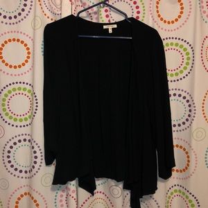 Black cardigan